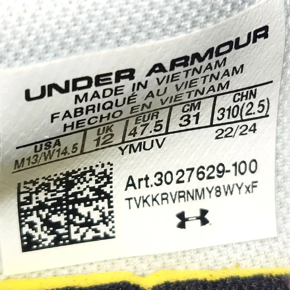 Under Armour Curry 12 Shoes Men Size 13 Gravity Basketball